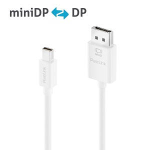 PureLink IS2120-015 iSeries dwukierunkowy kabel Premium mini DisplayPort/DisplayPort 4K@60Hz 1,5m biały