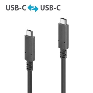 PureLink Purelnstall PI6000-020 kabel USB-C USB4 Gen2x2 20Gbps, 100W E-marker 2,0m