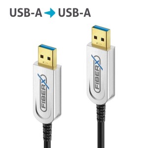 PureLink FiberX FXI640-012 kabel światłowodowy USB 3.2 (Gen 2x1), USB-A USB-A 10Gbps  12,0 m 
