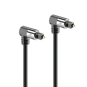 Sonero SOC120-100 kabel optyczny audio S/PDIF (Toslink) ze złączami kątowymi 10,0 m 