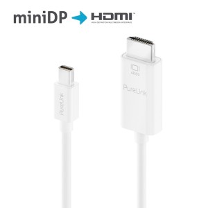PureLink iSeries IS2100-020 aktywny kabel mini DisplayPort/HDMI 4K 18Gbps 1,0m biały